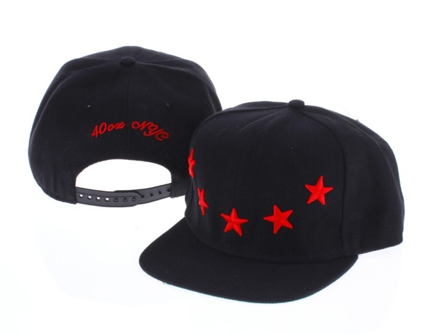 40 OZ NY Stars Snapback Hat id01